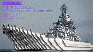 【新作】高火力16方位TNTキャノン搭載ミサイル巡洋艦【Minecraft軍事部】 - マインクラフト