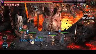 Raid Shadow Legends Relic Keeper Dmg output on CB