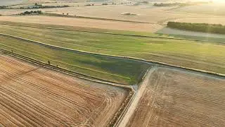 The path of the ancient Grim's Ditch, Oven Bottom to Churn, Berkshire Downs