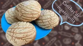Conchas grandes de mantequilla receta y procedimiento artesanal