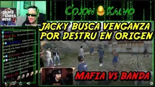 JACKY VS LA MARA DE ORIGENRP - Comentando roleplay GTA V