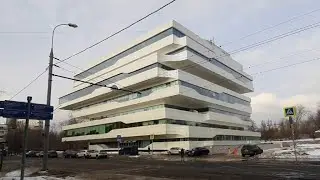 Москва. Дубровка. Достопримечательности. Здание бизнес центра Dominion Tower