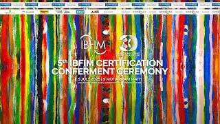 5th IBFIM Certification Conferment Ceremony
