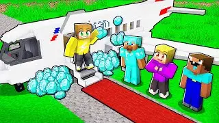 Vliegtuig Winkel Geopend In Minecraft! ✈️ (Survival)