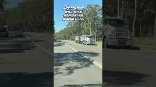 Mack Titan Prime Mover With Tipper Dolly at Abbotsbury NSW Australia #trucks #australia #sydney