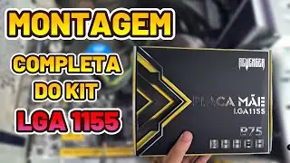 MONTAGEM DO KIT LGA 1155 COM A PLACA MÃE REVENGER B75 | TROCA DA PLACA MÃE COM DEFEITO.