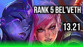 BEL'VETH vs VI (JNG) | 10/0/9, Rank 5 Bel'Veth, Legendary, Rank 29 | EUW Challenger | 13.21