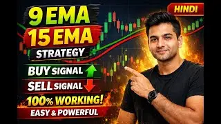 9 EMA & 15 EMA Strategy 🔥 | Intraday Trading Strategy for Beginners | Hindi