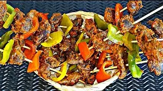 How to make party gizzard stick meat | gizzard kebab recipe
