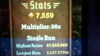 Temple Run World Record? (87 MILLION POINTS)