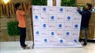 Merakie Experiantial Solutions Ltd Adjustable Backdrop Set Up Video Mumbai