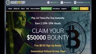 موقع جديد للاستثمار hourspayday  بخطط استثمار  5$لمدة 48 ساعة + بونص ومكافات