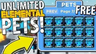 UNLIMITED ELEMENTAL PETS ALTAR GIVEAWAY IN NINJA LEGENDS! Roblox *SUPER BROKEN*