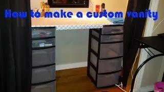 How to make a vanity for cheap