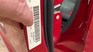 2007-2012 Dodge Caliber Paint Code Location