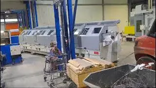 WDI Neue Ziehmaschine bezieht ihre zuk&uuml;nftige Wirkungsst&auml;tte im Werk Rothenburg