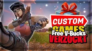 🔴 Fortnite V-BUCKS TURNIER 🎁 Custom Games & Mini Games & Reload 😱