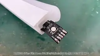 Aoshowled Flex Neon 5pins DMX512 pixel RGB, 60LED/10pixels/30channels/M, DC24V, size:W12*H25mm IP66