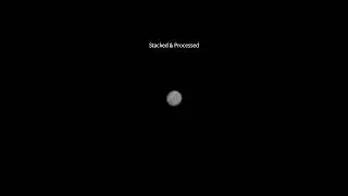 Jupiter through a 50mm Refractor Telescope #planet #shorts #astronomy