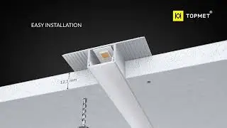PLANE14 &ndash; IN+SIDE LIGHT &ndash; profile LED trimless do płyt gk