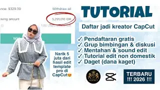 ‼️CARA DAFTAR KREATOR CAPCUT 2026 | TUTORIAL JADI KREATOR CAPCUT | TERBARU 2026