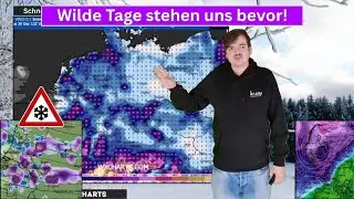Wildes Tage stehen uns bevor! Satter Winter-Trog & Lake-Effekt mit Schnee bis ins Flachland! Trend.