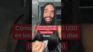 C&oacute;mo ganar 5000 USD en los pr&oacute;ximos 30 d&iacute;as (en casa) 😌🙌🏻📈