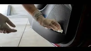 ASMR-Polishing My Car Interior