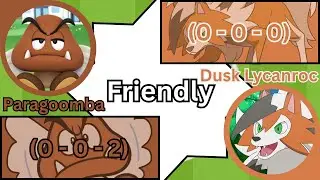 Character Soccer Friendly: Paragoomba Vs Dusk Lycanroc (September 5th,  2025)