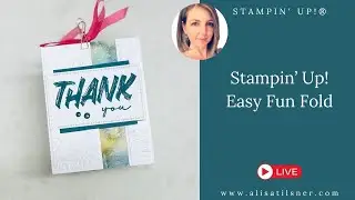 Stampin' Up!: Простое и увлекательное складывание | Папка для тиснения &laquo;Подсолнух&raquo; 3D