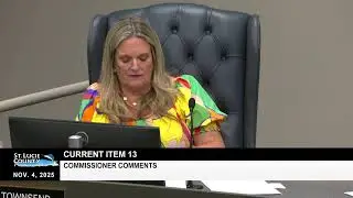 St. Lucie County BOCC Regular Meeting, Nov. 4, 2025