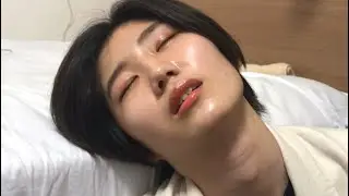 【071】初登場 長身美人モデル妹尾モニカさん恍惚の寝顔 Tall beauty model Monica Senoh leaning back & ecstatic sleeping face