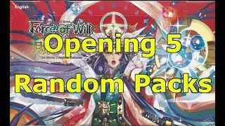 I found 5 random Force of Will packs at the mall!