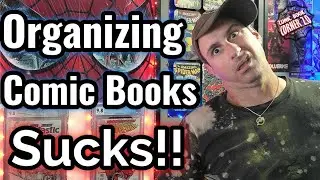 How I Organize My Comic Book Collection | Mini Comic Room Tour