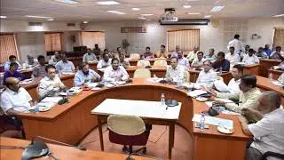 Telangana CS Dr.S.K. Joshi held a Video Conference with District Collectors at Secretariat
