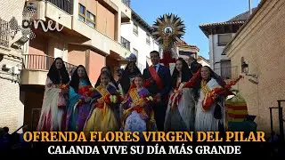 OFRENDA virgen del Pilar | CALANDA 2023