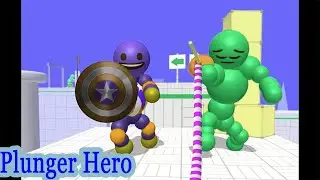 plunger hero download | plunger hero gameplay |mobile games | walkthrough games for android offline