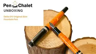 Delta DV Original Slim Fountain Pen Unboxing