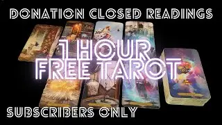 1 HOUR FREE TAROT READING 💓 DONATIONS CLOSED TODAY #freetarot #freereadings