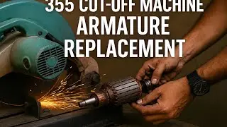 355 Cut-Off Machine Armature Replacement | 355 कट मशीन से Armature बदलना सीखे | आसान तरीका