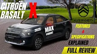Citro&euml;n Basalt X Max Full Review &ndash; Feature, Performance and Comfort | Telugu | NIAHNTH MOTORCAR