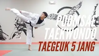 Taekwondo Poomsae, Taegeuk 5 Jang/태극 5장