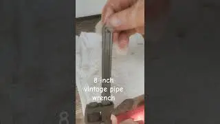 Fully functional vintage wrench pipe, for sale #shortsvideo #tools
