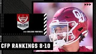 College Football Playoff Rankings No. 8-10 revealed 👀 | College Football on ESPN