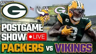 🏈 LIVE Packers vs Vikings Postgame Show!