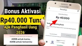 BONUS AKTIVASI 40RB, APLIKASI PENGHASIL UANG 2026, APK PENGHASIL UANG TERBARU, APK PENGHASIL UANG