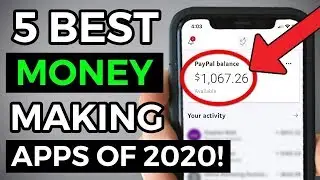 5 BEST Money Making Apps Using ONLY a Phone (2020)