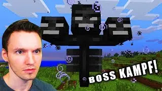 DEN WITHER BOSS BEKÄMPFEN in Minecraft !!