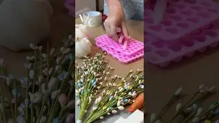 Creating mini wax hearts for a new candle project! Spring is here, bringing fresh vibes!