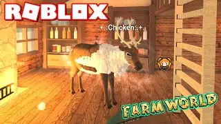 ROBLOX FARM WORLD REINDEER PACK! It Makes PRESENTS! + I Found a Place I've Never BEEN!